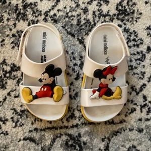 Mini Melissa Mickey & Minnie Sandals